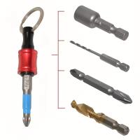 Portabrocas De Aleación De Aluminio 6Pcs 1/4 Pulgada Rosca De Desbloqueo Luz De Extensión Rápida Para Herramientas Manuales - details 5