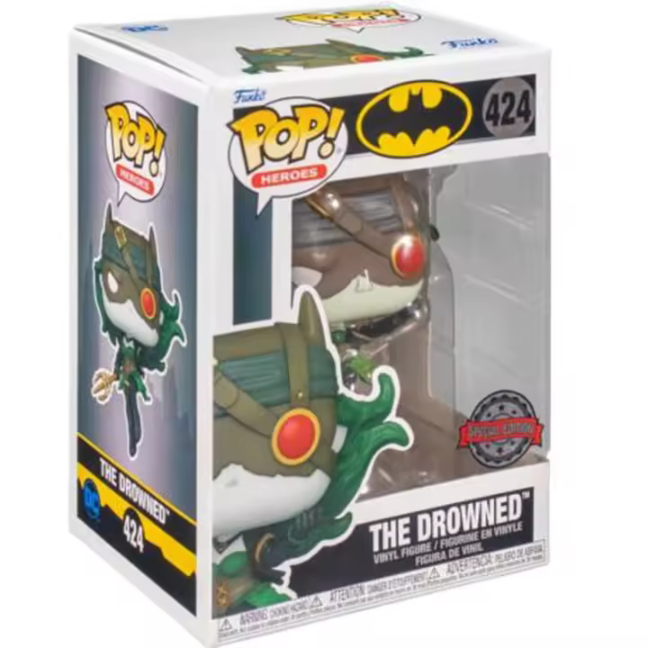 Figura Pop Dc Comics Batman The Drowned Exclusive-Figura de Vinilo Coleccionable - Idea de Regalo- Mercancia Oficial - Juguetes para Niños y Adultos - Movies Fans - Muñeco para Coleccionistas y Exposición - 1