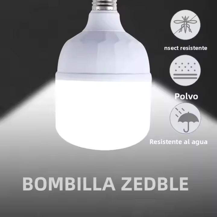 Bombilla LED E27 Para El Hogar Y La Oficina Eficiente En Energía Luz Blanca Sintética Fuente De Alimentación AC - 1