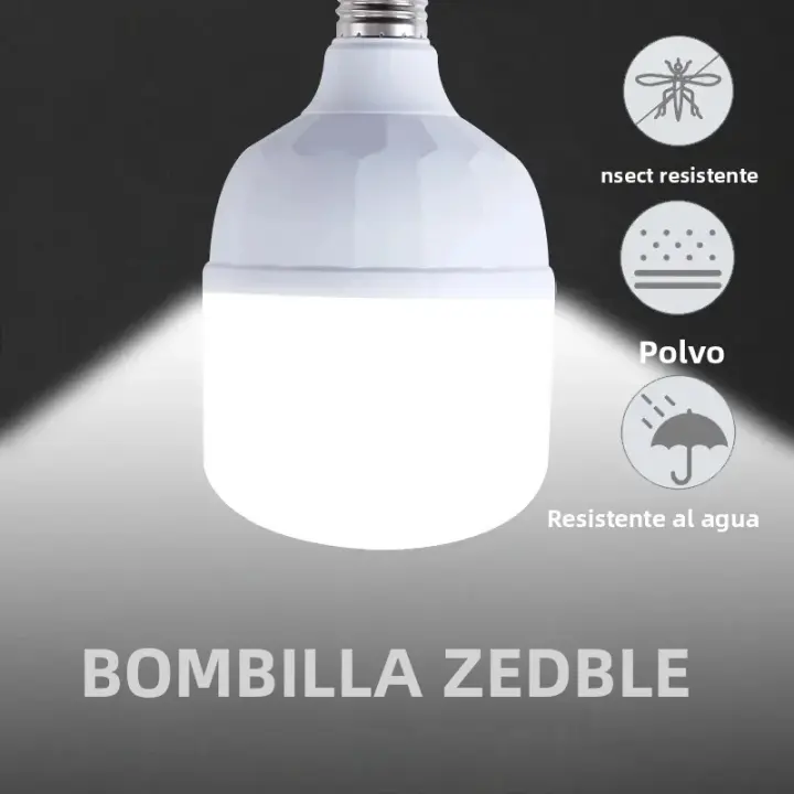 Bombilla LED E27 Para El Hogar Y La Oficina Eficiente En Energía Luz Blanca Sintética Fuente De Alimentación AC - 1