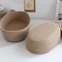 Cesta De Almacenamiento De Hilo De Algodón Oval Para Juguetes De Niños Caja De Organización De Escritorio Caja De Almacenamiento De Cosméticos Y Llaves - details 17