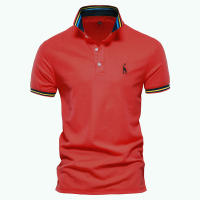 Novedad de verano, polo con solapa de negocios para hombre, top moderno de algodón bordado, talla europea, manga corta de alta gama para hombre - details 2