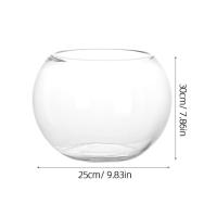 Elegantes Peceras de Cristal Redondas - Un Toque de Belleza Serena para tu Hogar u Oficina - details 4