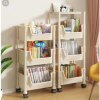 Estante De Libros Portátil Creativo Para Cocina Y Mueble Desplazable Con Ruedas Estante De Almacenamiento Para Cocina Estilo Minimalista Moderno - details 7