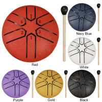 Bombo De Lengua De Acero De 3 Pulgadas 6 Tonos Instrumento De Percusión Para Yoga Y Meditación Con Palo De Tambor Mini Handpan Para Exteriores - details 7