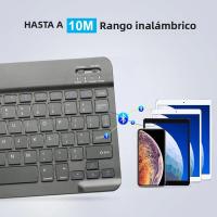 Teclado Inalámbrico Bluetooth Para Tableta 78 Teclas Recargable Diseño Compacto Y Portátil Compatible Con iOS Y Android - details 6
