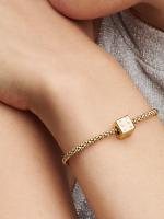 Pandora - Charm de dados Brillantes-Baño de Oro de 14K - details 2