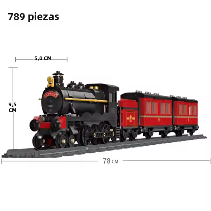 Nuevos Juegos De Bloques De Tren Retro Emerald Night Steam High-Tecnología Regalo Para Niños Modelo Clásico Juguetes Compatible Con Lego - 1
