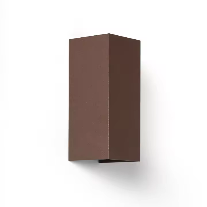 Ledkia Aplique de Pared Exterior LED 10W Aluminio Iluminación Doble Cara CCT Seleccionable Denny Square Large Antracita - 1