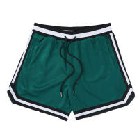 Shorts Deportivos Para Hombre Doble Capa Malla Secado Rápido Entrenamiento Verano Fitness Casual Transpirable Shorts - details 3