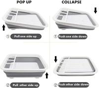 Cesta de picnics portáthil para Exterior-Bolsa de compresas plegable -Caja de almacenamiento que ahorra Espacio - details 4