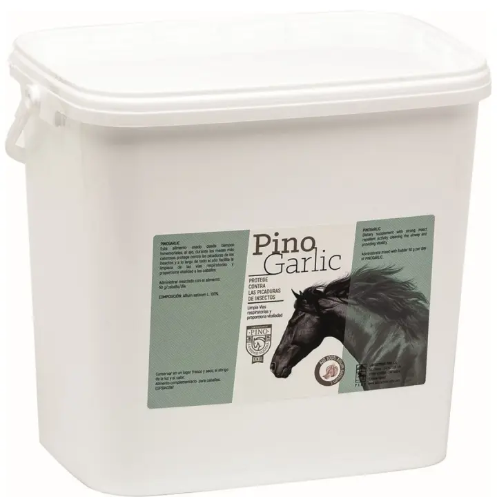 PINOGARLIC, protege contra las picaduras en caballos de Laboratorios Pino. 2072kg - 1