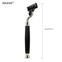 iRAZOR Clásico Manual Mach 3 Hoja De Afeitar Para Hombres Y Mujeres Eliminación Del Vello Barbería Herramienta De Peluquería - details 4