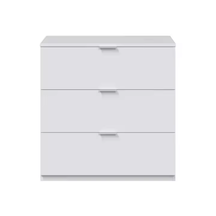 Cómoda Low Cost 3 cajones 80x77x38 cm - 1