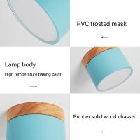 Lámpara De Techo LED Macaroon Con Luz Variable De 3 Colores Iluminación Moderna Para Decoración Interior De Habitaciones Y Cocinas - details 11