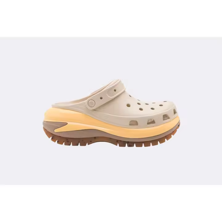 CROCS Classic Mega Crush Clog Almond Tint/Multi - 1