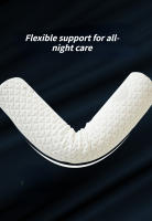 Almohada De Memoria Para El Cuello Bolster De Poliuracano Soporte Para Cama Piernas Espalda Y Yoga Redonda De Poliéster/Celulosa 300TC - details 6