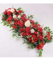 Decoración De Muralla De Flores Para Boda DIY 50/100cm Silkworm Peonías Y Rosas Artificiales Suministros Para Arreglo Floral Decoración De Arco De Boda Y Fondo - details 3