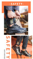 Zapatos De Seguridad Para Hombre Zapatillas De Punta De Acero Ligera Botas Impermeables Protección Industrial Para Los Pies Envío Gratis - details 11
