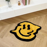 Alfombra Trippy Sonriente LAKEA 100% Hecha a Mano Absorbente Y Antideslizante Para Dormitorio Cocina Baño Y Toilette - details 3