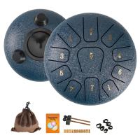Kit De Tambor De Lenguas Miwayer 6" Con 11 Notas Herramienta De Alivio De Ansiedad Instrumento De Sonido Para Yoga/Medicina/Aire Libre - details 5