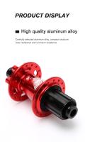 TANKE 120 Click Hub 6 Rodamientos Para Bicicleta De Montaña MTB Frente Y Trasero 28 32 36 Agujeros QR Thru-axle Disc Brake Hubs HG - details 1