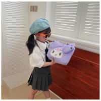 Bolso De Peluche Sanrio Grande Capacidad Con Dibujos Animados Melody Kuromi Y Cinnamon Bolso De Mano Para Mujer Regalo De Cumpleaños Kawaii - details 9