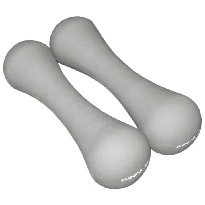 Pesas Hammer de Neopreno Gris 2 Kg para Entrenamiento de Brazos, Hombros y Espalda - 1