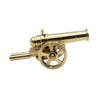 Modelo Militar De Cañón De Latón Sólido Souvenir De Descomposición Juguete Regalo Adorno Para Oficina Y Hogar Artesanía - details 9