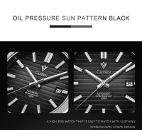 Reloj De Diversión CADISEN Retro Lujo Esmeralda NH35A Diseñador Alemán Para Hombre Automático Mecánico 10Bar Impermeable Luminoso - details 7