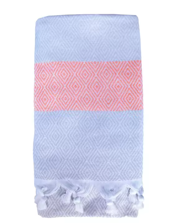 SUN & SURF Toalla de Playa Fina Pestamal Grande 100x180 Ligera con Gran Capacidad de Absorción y Secado. Algodón 100% - Alta Calidad. - 1