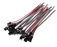 Conector De Cable JST SM 3 Pines Macho Hembra Para Tira De Luces LED WS2812B WS2812 WS2811 Compatible Con Lisxchda Origine China Continental - details 0
