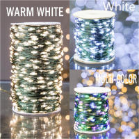 Luces De Navidad LED Con Cable Verde Control Remoto 10/50/100/200M Luces De Hadas Para Jardín Y Bodas Decoración Exterior IP44 Impermeables - details 0