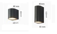 Lámpara De Pared LED Impermeable Para Exterior GU10 Base Iluminación De Jardín Y Porche Acero De Aluminio 86-265V Contemporánea - details 4