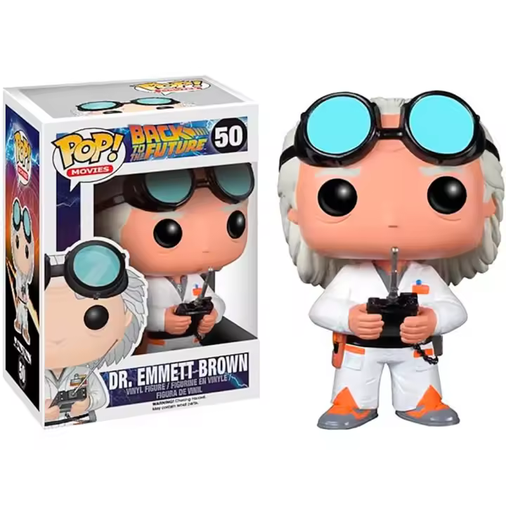 Funko Pop! Figura De Doc Brown Regreso Al Futuro 10 Cm - 1