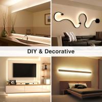 Tira De Luces LED Neón 5V Con Interruptor Táctil Para Decoración De Navidad Cocina Estante Armario Habitación Gamer Luz Smd Impermeable 3500K - details 5