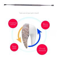 Herramienta De Limpieza Dental Para Mascotas Perros Y Gatos Eliminador De Calcaíno Piedras Dentales Desbrozadora De Acero Inoxidable - details 5