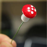 10Pcs Mini Set De Hongos Artificiales 2cm Para Jardín Fae Tiraditos De Moluscos Y Termitas Decoración De Terrario Y Artesanía - details 2