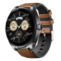 Correa De Reloj De Cuero 22mm Para Huawei GT 2 3 GT3 GT2 pro 46 Correas De Repuesto GT 4 3 2 46mm/GT2E/GT3 SE Correa De Silicona Unisex - details 1