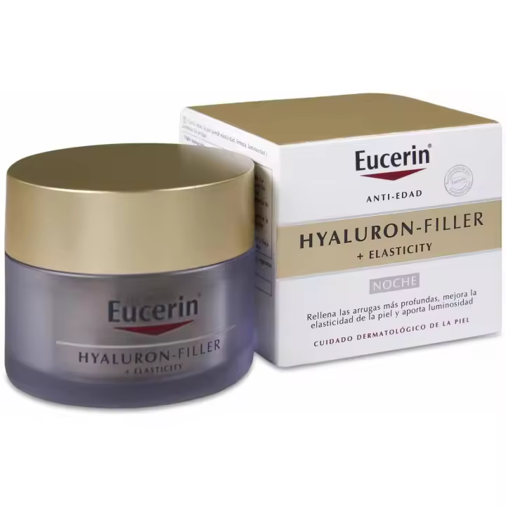 Eucerin Hyaluron-Filler + Elasticity Crema De Noche, 50 Ml - 1