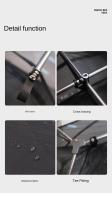 TARKA Camas De Camping Con Sólo Carpa Interior Prevenção De Insectos Material De Poliéster Y Nylon Aluminio Portátil Para Acampar Y Senderismo - details 3
