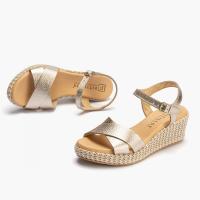 PITILLOS 10568 ORO Sandalias altas mujer 34977 25V SANDALIA PALA TALON ORO - details 1