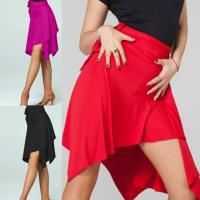 Falda De Baile Latina Para Adultos Profesionales Mujer Triángulo De Faldón Calidad Superior Rumba Samba Accesorios De Danza - details 9