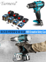 Turmera Caja De Batería Para Destornillador 18V 21V Soporte De Batería 18650 5X 10X 15X 20X Con BMS 50A Máx.100A Para Reparación De Taladro Eléctrico - details 1
