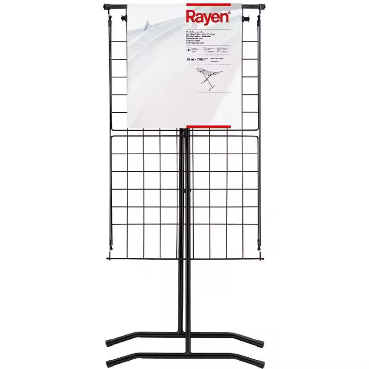 Rayen | Tendedero con alas, Superficie de tendido de 18m, Sistema de Bloque de alas, tendedero Plegable, para Interior y Exterior, 162x57.5x104.5 - 1