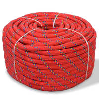 vidaXL Cuerda de barco polipropileno intenso 12 mm 50 m cuerda Color Blanco,  Azul,  Blanco y azul y mas - details 4