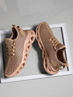Zapatos De Correr Para Hombre Y Mujer Casual Negro Malla Transpirable Absorbedor De Choque Ligero Tenis Deportivos Outdoor Marrón - details 6