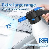1.5L DIY Electrospayador De Espuma Recargable USB Con Bomba De Espuma Para Lavado Automático Herramienta De Limpieza Accesorios De Automóvil - details 4