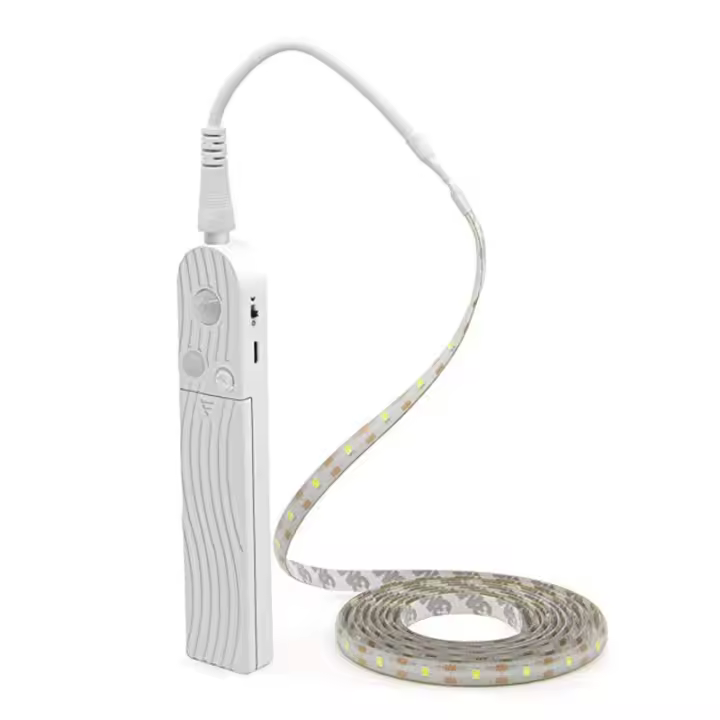 Tira De Luz LED Con Sensor De Movimiento PIR 60LEDs/m 2835SMD Para Iluminación De Armario Cajón Escaleras Bajo La Cama No Externa Certificación Epistar - 1