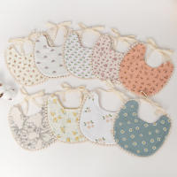 Bebé Muselina Ternura Doble Lado Flor Arco Iris Toalla Saliva Bebida Infantil Paño Burp Ajustable Para Niños Y Niñas - details 3